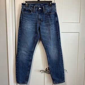 Old Navy Blue original taper jeans with Natural Fading size 29x30
